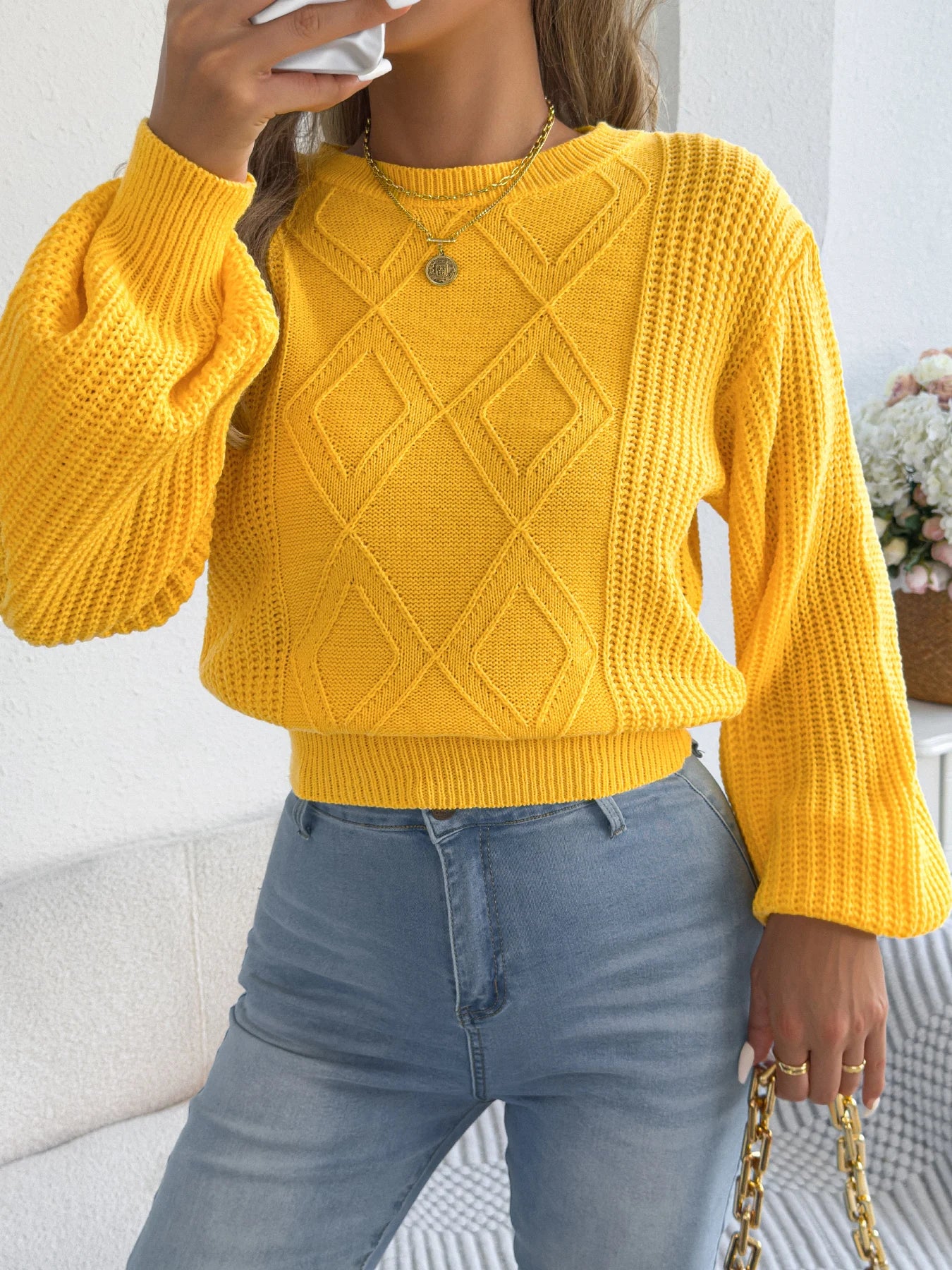 Gebreide Oversized Sweater